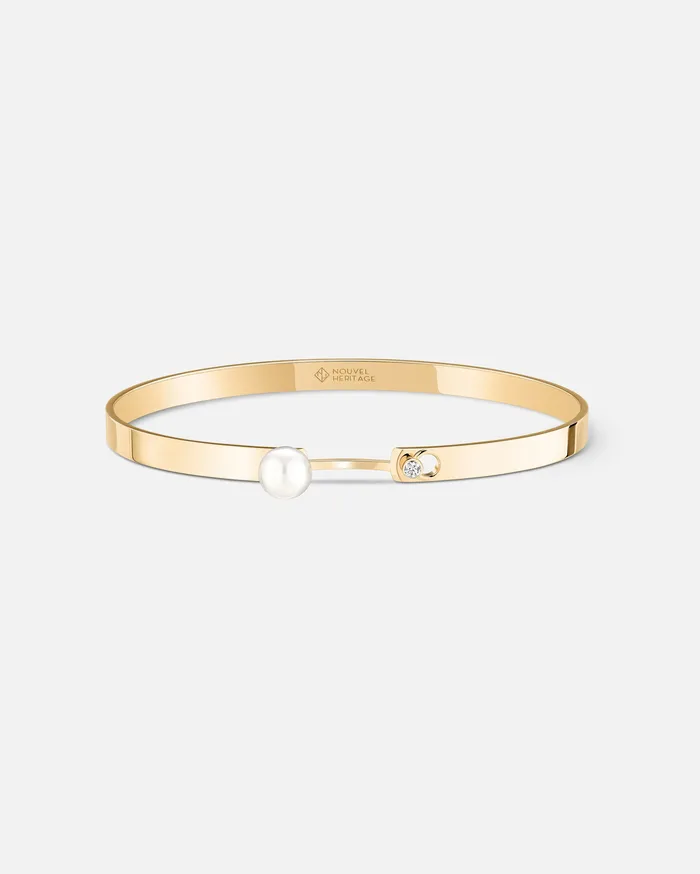 Mood Bracelets Lunch With Mom Mood Bangle in Yellow Gold