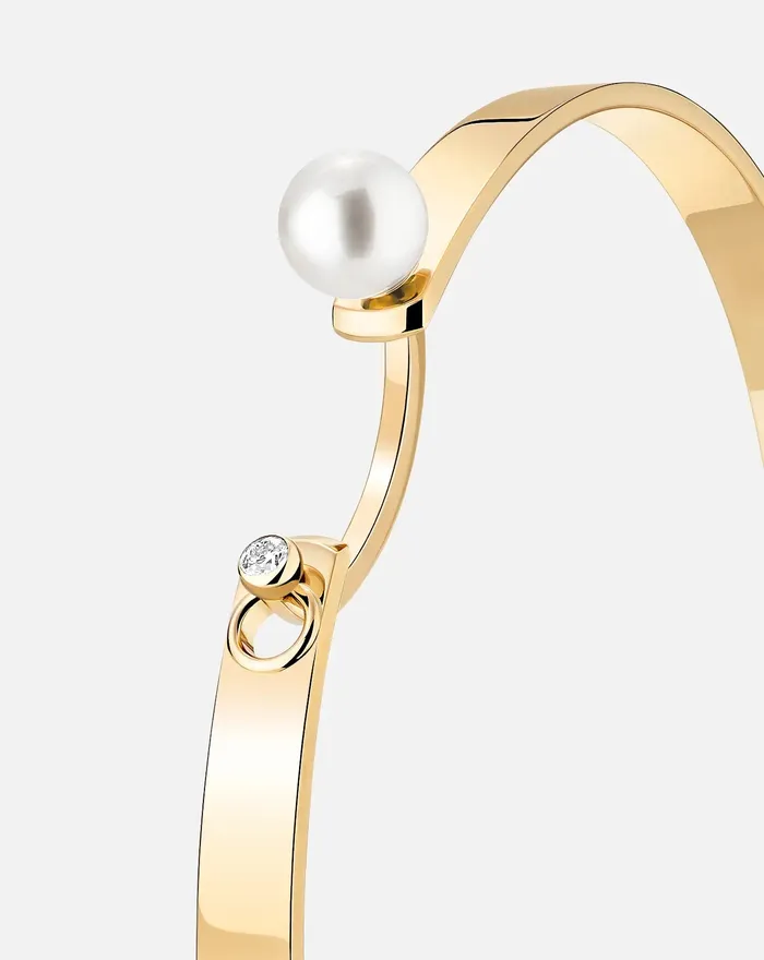 Mood Bracelets Lunch With Mom Mood Bangle in Yellow Gold