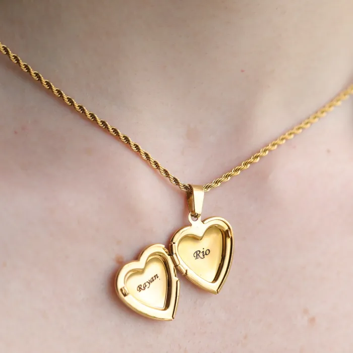 Necklaces 18K GoldFilled Personalized Heart Pendant Necklace Custom Heart Necklace Dainty Love Pendant Jewelvers Necklaces 18K GoldFilled Personalized Heart Pendant Necklace Custom Heart Necklace Dainty Love Pendant Jewelvers