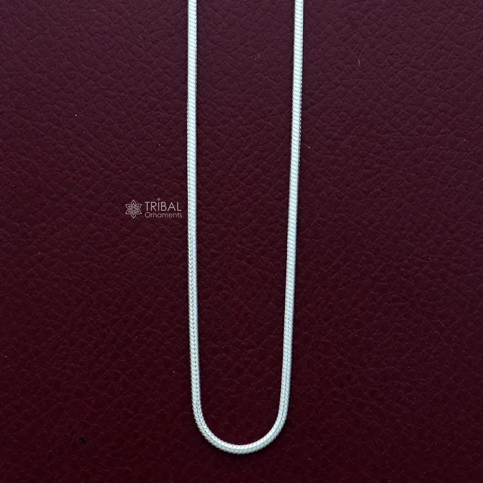 Necklaces 1mm 16 long snake chain 925 sterling silver handmade snake chain pendant chain baby kids or girls fancy silver chain trendy style ch577 TRIBAL ORNAMENTS Necklaces 1mm 16 long snake chain 925 sterling silver handmade snake chain pendant chain baby kids or girls fancy silver chain trendy style ch577 TRIBAL ORNAMENTS