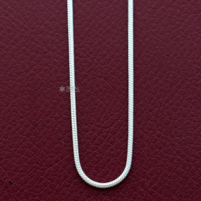Necklaces 1mm 16 long snake chain 925 sterling silver handmade snake chain pendant chain baby kids or girls fancy silver chain trendy style ch577 TRIBAL ORNAMENTS Necklaces 1mm 16 long snake chain 925 sterling silver handmade snake chain pendant chain baby kids or girls fancy silver chain trendy style ch577 TRIBAL ORNAMENTS