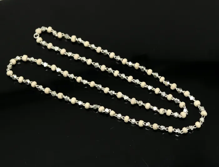 Necklaces 24 Sterling silver handmade wooden beads basil rosary beads silver chain necklace unisex jewelry tulsi mala customized necklace ch81 TRIBAL ORNAMENTS Necklaces 24 Sterling silver handmade wooden beads basil rosary beads silver chain necklace unisex jewelry tulsi mala customized necklace ch81 TRIBAL ORNAMENTS