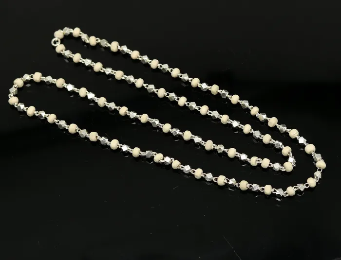 Necklaces 24 Sterling silver handmade wooden beads basil rosary beads silver chain necklace unisex jewelry tulsi mala customized necklace ch81 TRIBAL ORNAMENTS Necklaces 24 Sterling silver handmade wooden beads basil rosary beads silver chain necklace unisex jewelry tulsi mala customized necklace ch81 TRIBAL ORNAMENTS