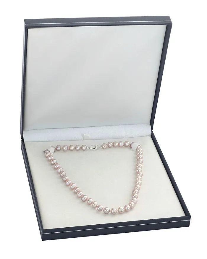 Necklaces 7075mm Peach Freshwater Pearl Necklace AAA Quality spt