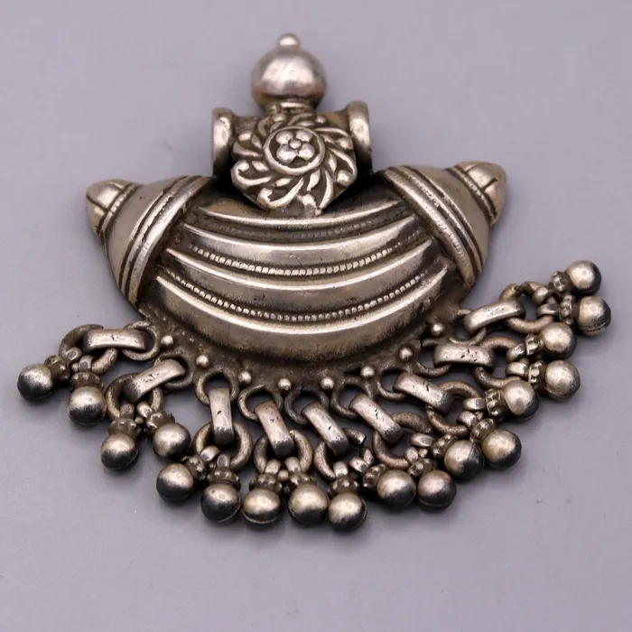 Necklaces 925 sterling silver handmade customized vintage design pretty charm pendant necklace belly dance personalized tribal jewelry gifting nsp394 TRIBAL ORNAMENTS