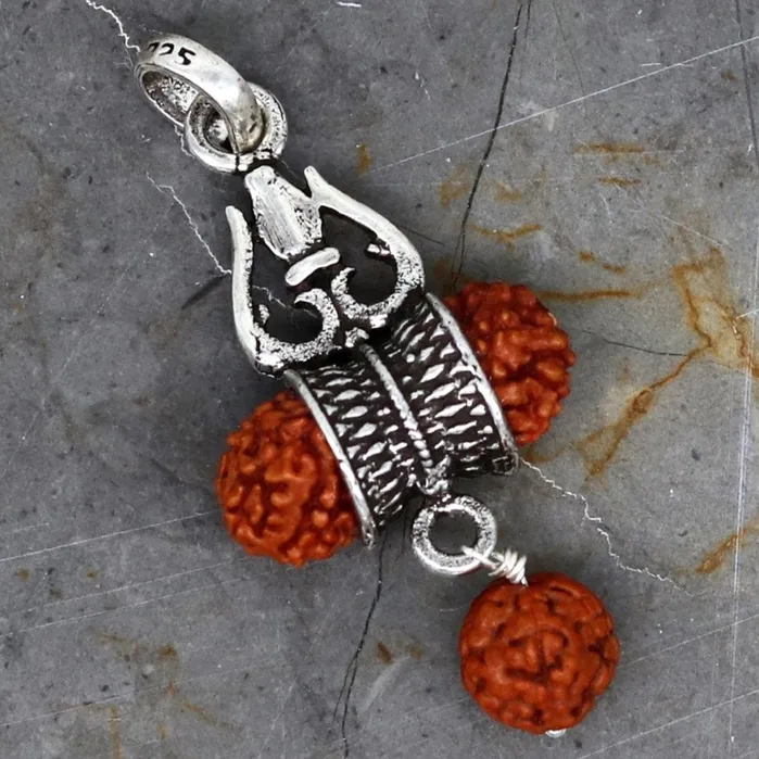 Necklaces 925 sterling silver lord shiva trident pendant amazing customized Rudraksha oxidized tribal belly dance personalized jewelry ssp323 TRIBAL ORNAMENTS Necklaces 925 sterling silver lord shiva trident pendant amazing customized Rudraksha oxidized tribal belly dance personalized jewelry ssp323 TRIBAL ORNAMENTS