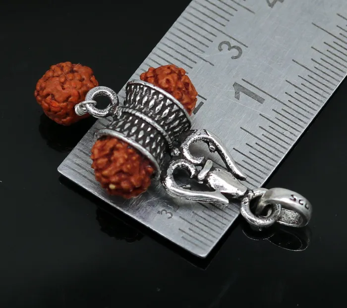 Necklaces 925 sterling silver lord shiva trident pendant amazing customized Rudraksha oxidized tribal belly dance personalized jewelry ssp323 TRIBAL ORNAMENTS Necklaces 925 sterling silver lord shiva trident pendant amazing customized Rudraksha oxidized tribal belly dance personalized jewelry ssp323 TRIBAL ORNAMENTS