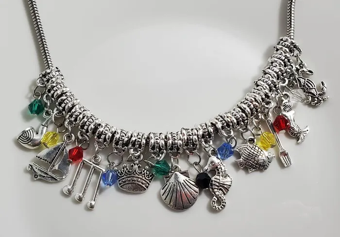 Necklaces alice AZ626 Silver Charm Necklace with Free Earrings SUPER VALUE