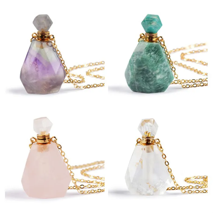 Necklaces Jewelvers 18K GoldFilled Perfume Bottle Necklace