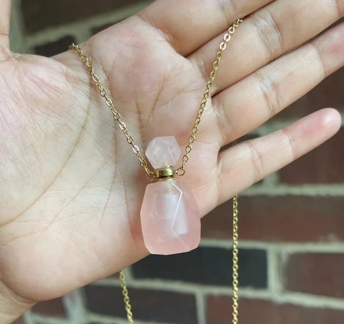 Necklaces Jewelvers 18K GoldFilled Perfume Bottle Necklace