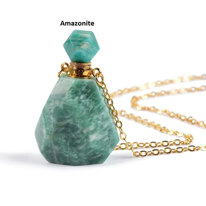 Necklaces Jewelvers 18K GoldFilled Perfume Bottle Necklace