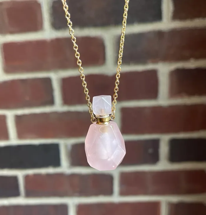Necklaces Jewelvers 18K GoldFilled Perfume Bottle Necklace