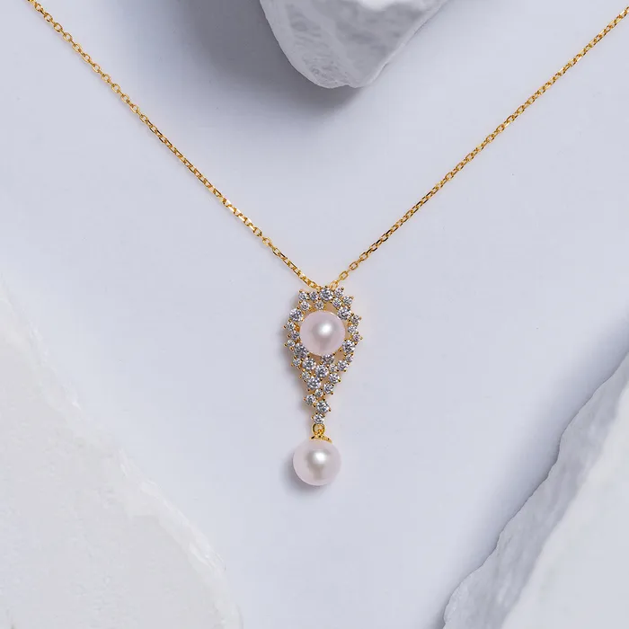 Necklaces Pearly Lustre Top Grade Pearl Necklace WN00528 CELESTE