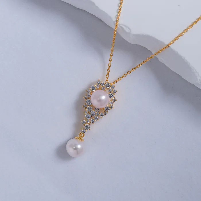 Necklaces Pearly Lustre Top Grade Pearl Necklace WN00528 CELESTE