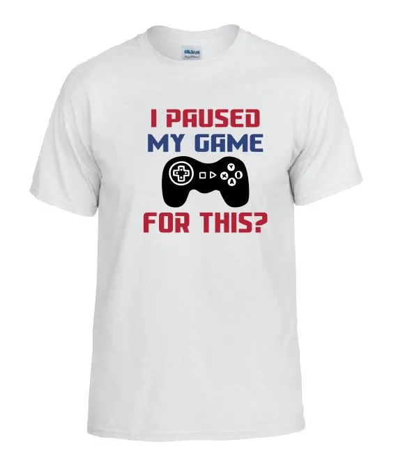Necklaces Sand Dollar Sales TS12 I Paused My Game For This White TShirt