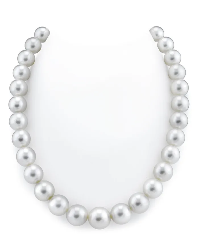 Necklaces SPT 1114mm White South Sea Pearl Necklace AAAA Quality