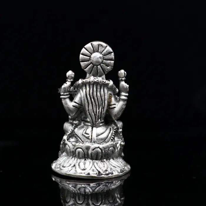 Necklaces TRIBAL ORNAMENTS 925 Silver Goddess Lakshmi Divine statue figurine for pujabest way for Diwali festival puja or worshipping for wealth and prosperity art752 Necklaces TRIBAL ORNAMENTS 925 Silver Goddess Lakshmi Divine statue figurine for pujabest way for Diwali festival puja or worshipping for wealth and prosperity art752