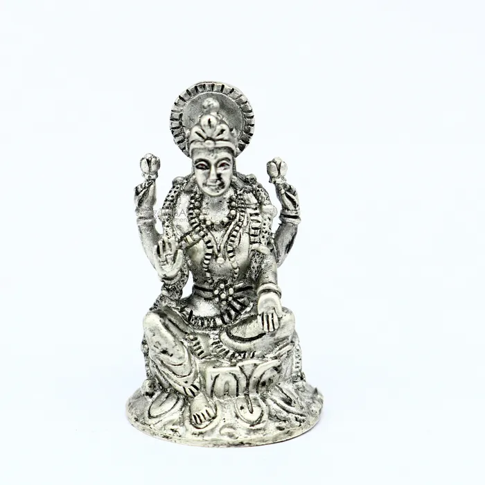 Necklaces TRIBAL ORNAMENTS 925 Silver Goddess Lakshmi Divine statue figurine for pujabest way for Diwali festival puja or worshipping for wealth and prosperity art752 Necklaces TRIBAL ORNAMENTS 925 Silver Goddess Lakshmi Divine statue figurine for pujabest way for Diwali festival puja or worshipping for wealth and prosperity art752