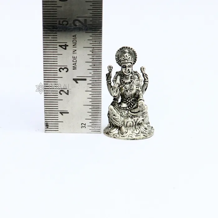 Necklaces TRIBAL ORNAMENTS 925 Silver Goddess Lakshmi Divine statue figurine for pujabest way for Diwali festival puja or worshipping for wealth and prosperity art752 Necklaces TRIBAL ORNAMENTS 925 Silver Goddess Lakshmi Divine statue figurine for pujabest way for Diwali festival puja or worshipping for wealth and prosperity art752