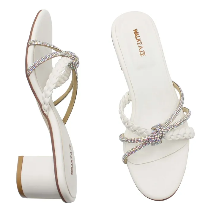 Necklaces Walkeaze Women Formal Block Heel 74668S