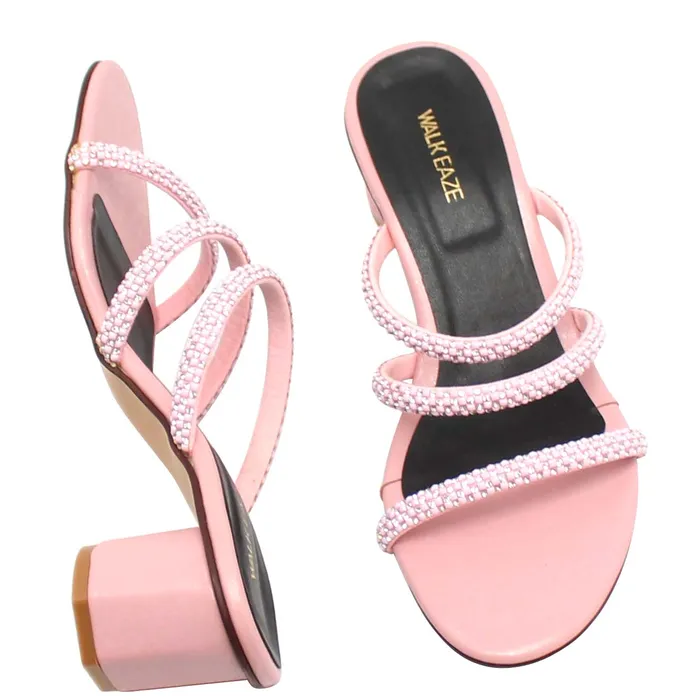 Necklaces Walkeaze Women Formal Block Heel 74917S