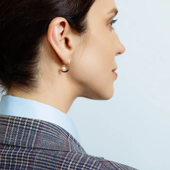 New Yorker Freshwater Pearl Earrings WE00810 Pearly Lustre Earrings
