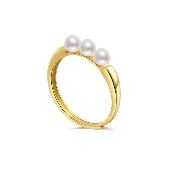 New Yorker Freshwater Pearl Ring WR00180 Pearly Lustre Rings
