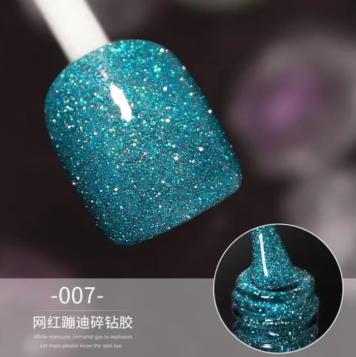 NS629 Glitter UV Gel Polish 07 POLLY Earrings