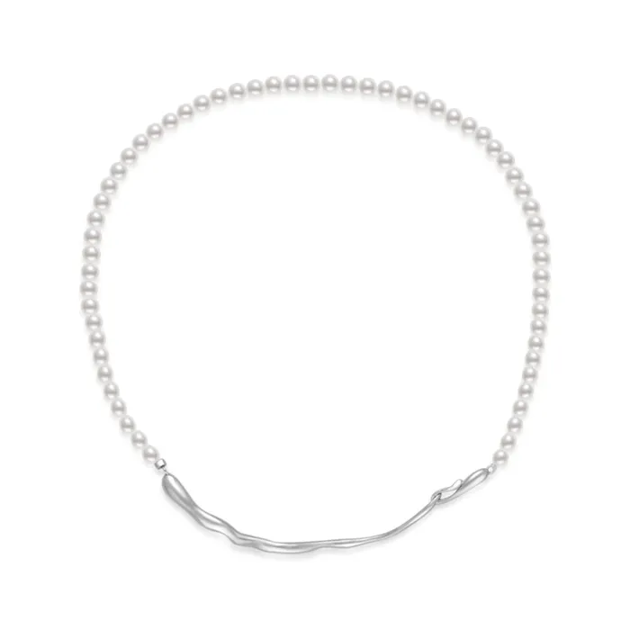 Pearly Lustre Necklaces Freshwater Pearl Necklace WN00537 FLUID