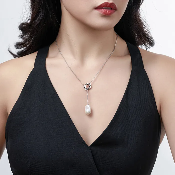 Pearly Lustre Necklaces Top Grade Baroque Pearl Necklace WN00591 SAFARI