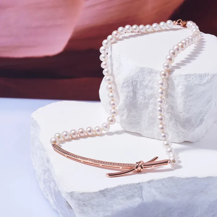 Pearly Lustre Top Lustre Freshwater Pearl Necklace WN00652 X Collection Necklaces