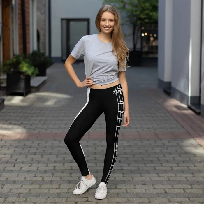Piano Dancer Leggings Piano Fan Shop Earrings