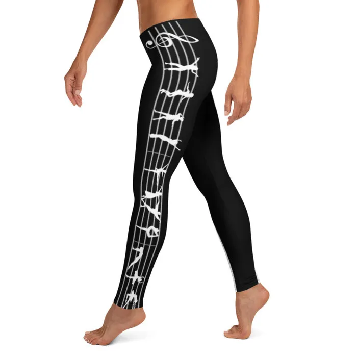 Piano Dancer Leggings Piano Fan Shop Earrings