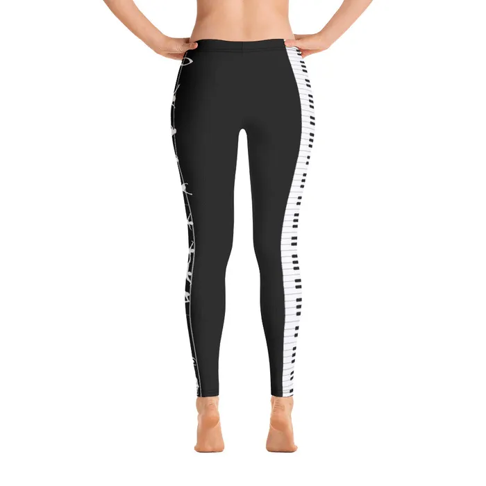 Piano Dancer Leggings Piano Fan Shop Earrings