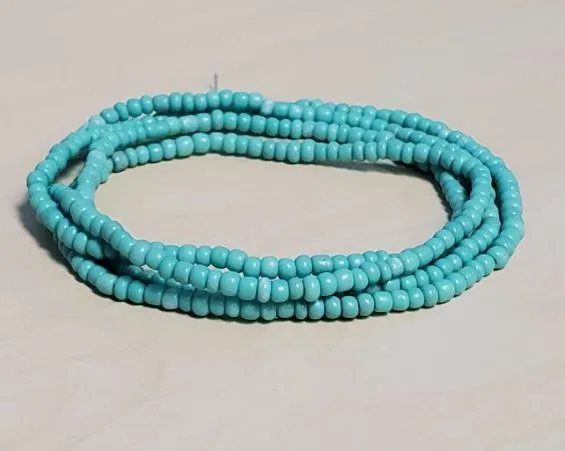 POLLY Bracelets B1111 Mint Green Seed Beads Strand Bracelet