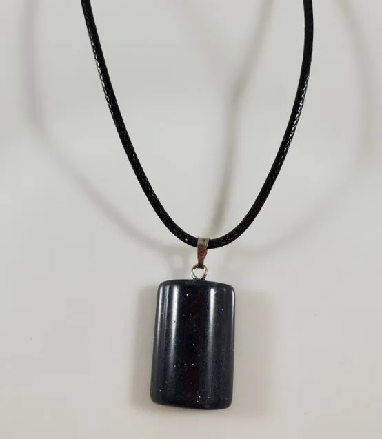 POLLY N150 Black Glitter Half Barrel Natural Quartz Stone on Leather Cord Necklace with FREE Earrings Necklaces POLLY N150 Black Glitter Half Barrel Natural Quartz Stone on Leather Cord Necklace with FREE Earrings Necklaces