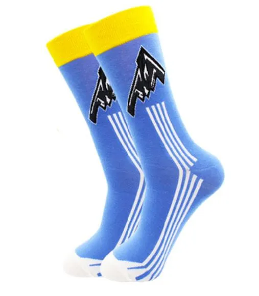 POLLY Rings SF265 Blue Fighter Jet Socks