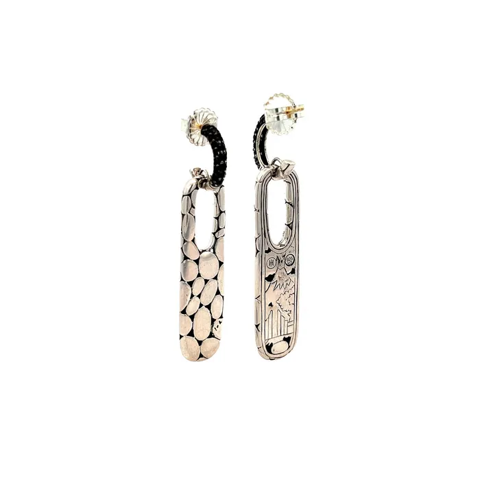 PreOwned John Hardy Kali Pure Lava Fire Drop Earrings John Hardy Earrings