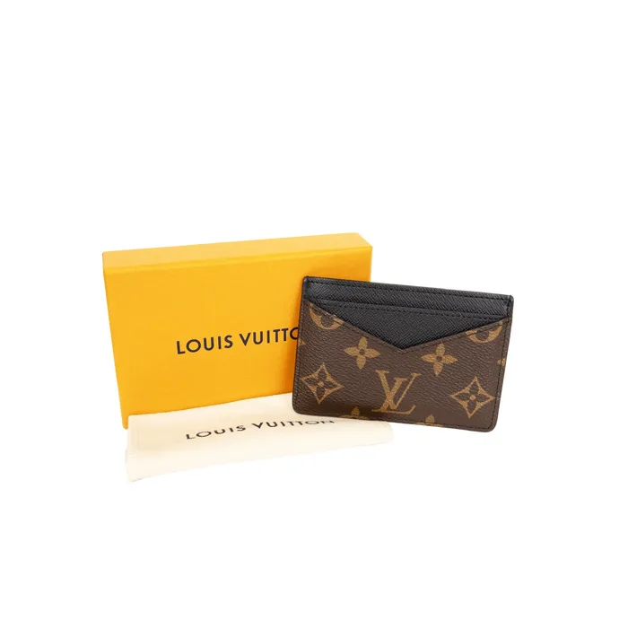 PreOwned Louis Vuitton Monogram Macassar Neo Card Holder Louis Vuitton Earrings