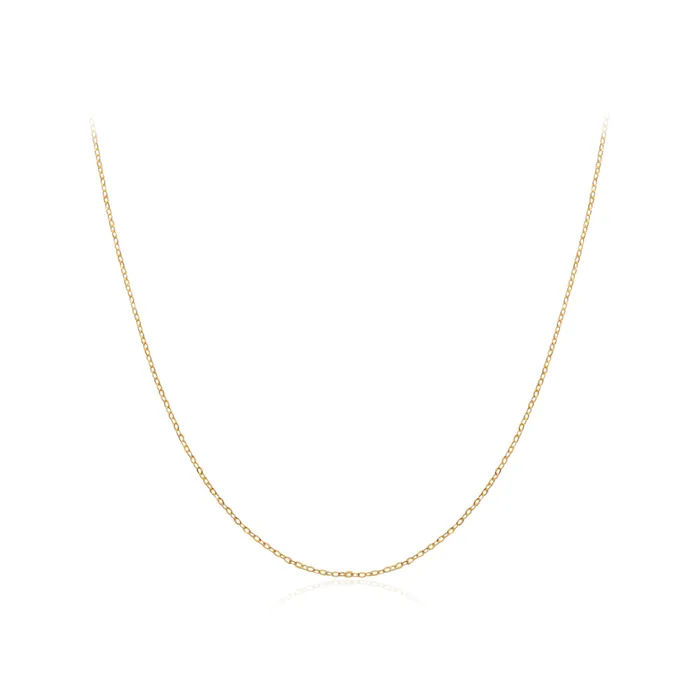 PreStyled Sets Pearly Lustre 18K Solid Gold O Chain KA00010