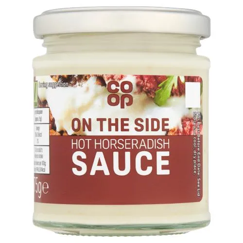 Ramsden International Earrings Co Op Hot Horseradish Sauce 175g