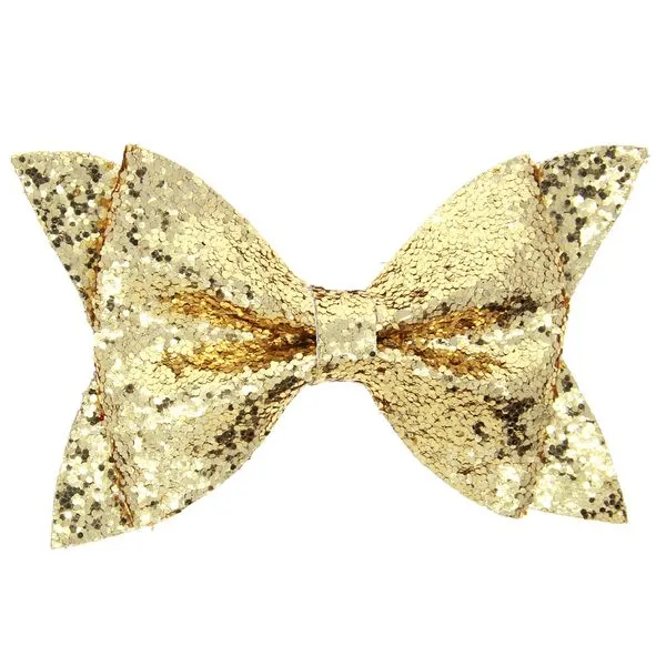 Rings 01 H400 Champagne Glitter Hair Bow