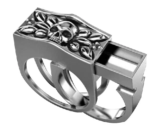 Rings alice R19 Silver Secret Compartment Ring
