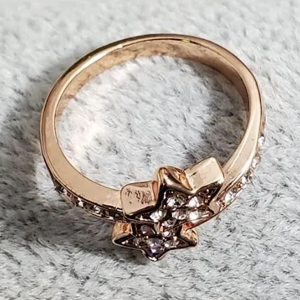 Rings alice R280 Rose Gold Rhinestone Star Ring