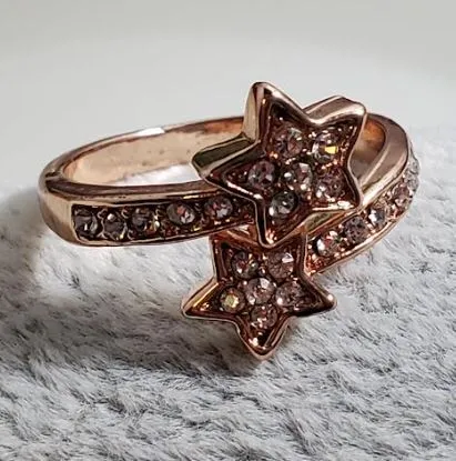 Rings alice R280 Rose Gold Rhinestone Star Ring