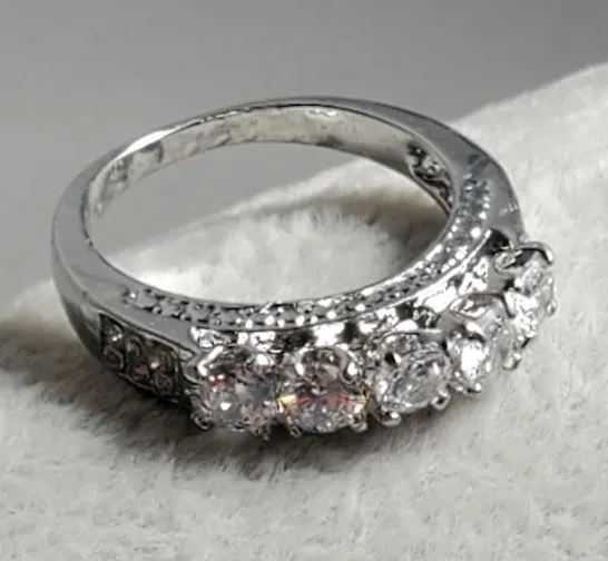 Rings alice R670 Silver Multi Rhinestone Ring