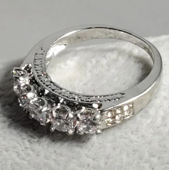Rings alice R670 Silver Multi Rhinestone Ring