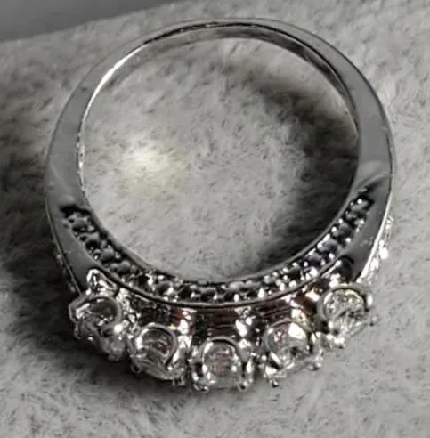 Rings alice R670 Silver Multi Rhinestone Ring