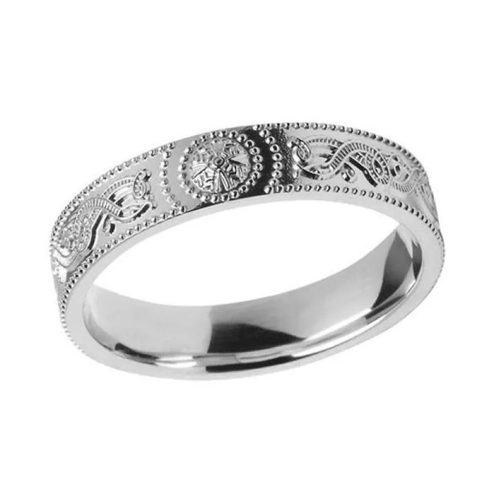 Rings Boru Comfort Fit Celtic Warrior Ring Narrow