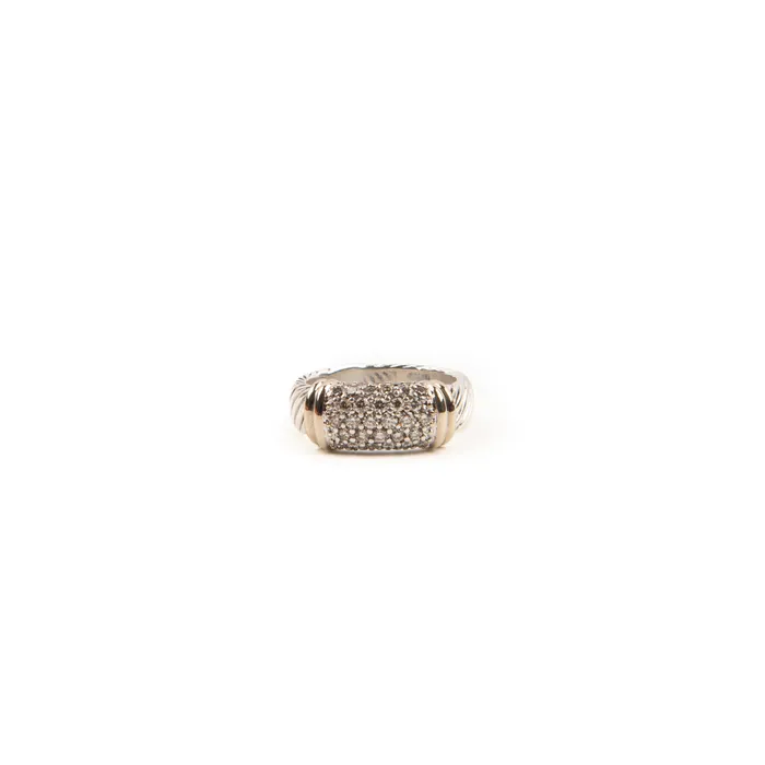 Rings David Yurman PreOwned David Yurman Diamond Metro Ring